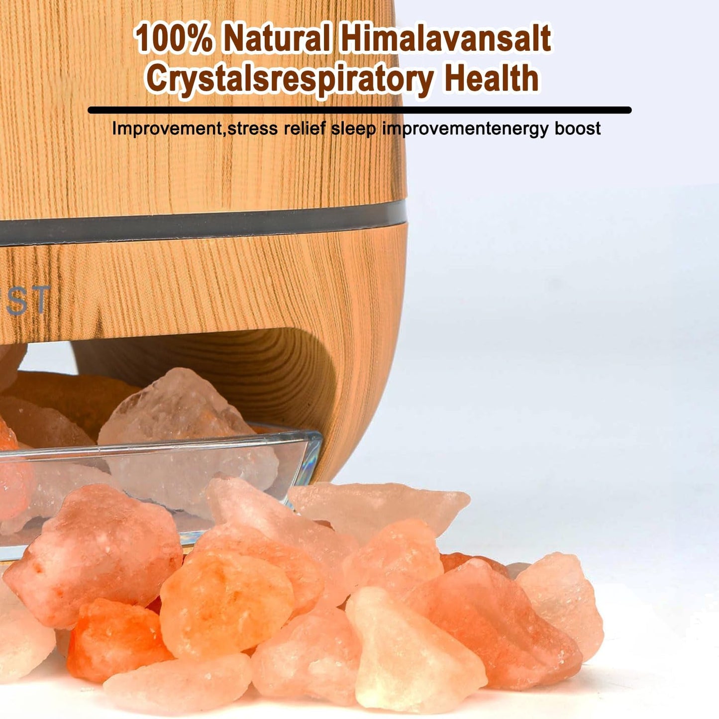 3-in-1 Ultrasonic Essential Oil Diffuser & Himalayan Salt Lamp Diffuser & 7 Colours Changing- 6 Month Warranty ⭐⭐⭐⭐⭐ (4.9/5) 156 Reviews