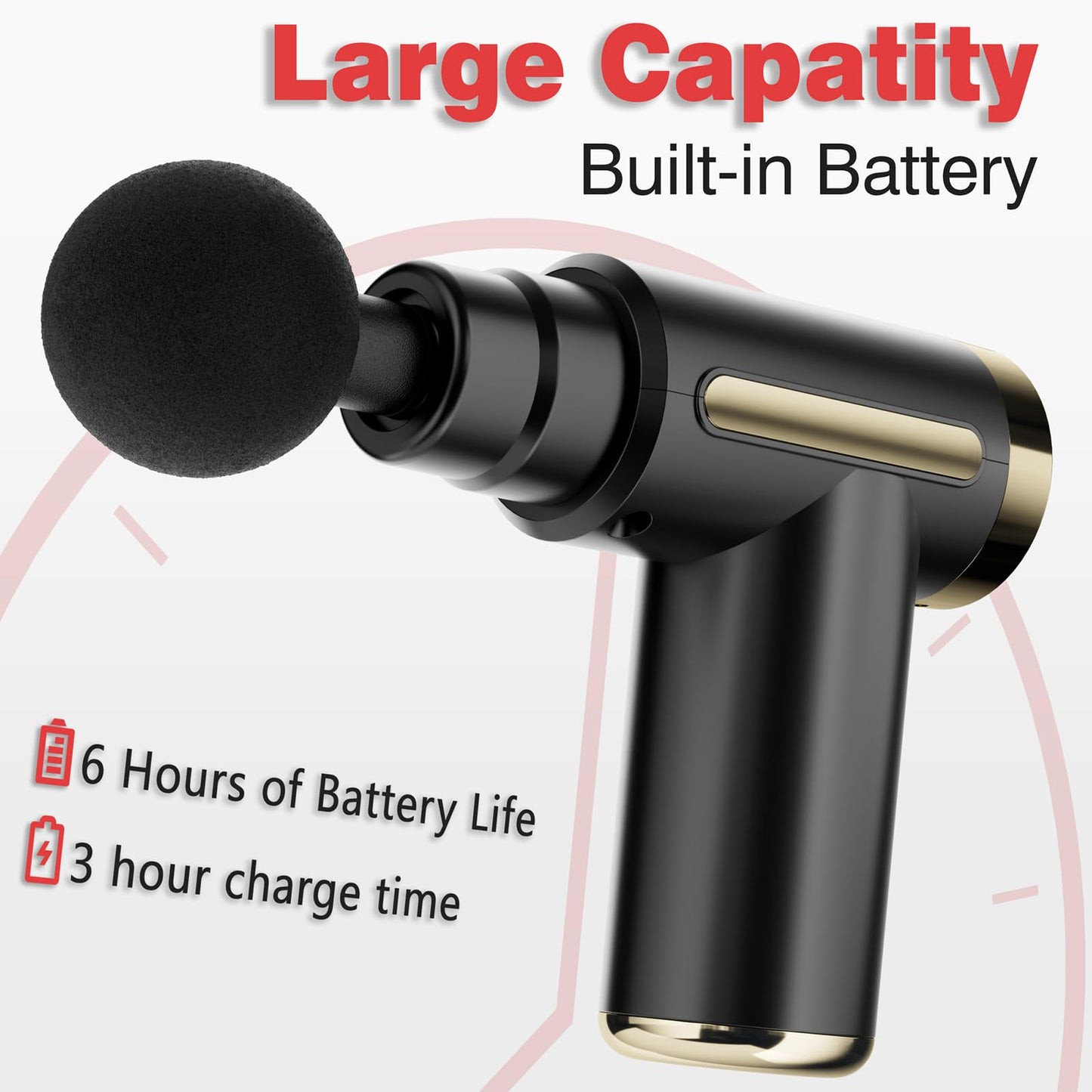 Ultra Gun Massager Muscle Relaxation For Full Body Pain Relief, Unisex 1 Year Warranty ⭐⭐⭐⭐⭐ (4.9/5) 456 Reviews