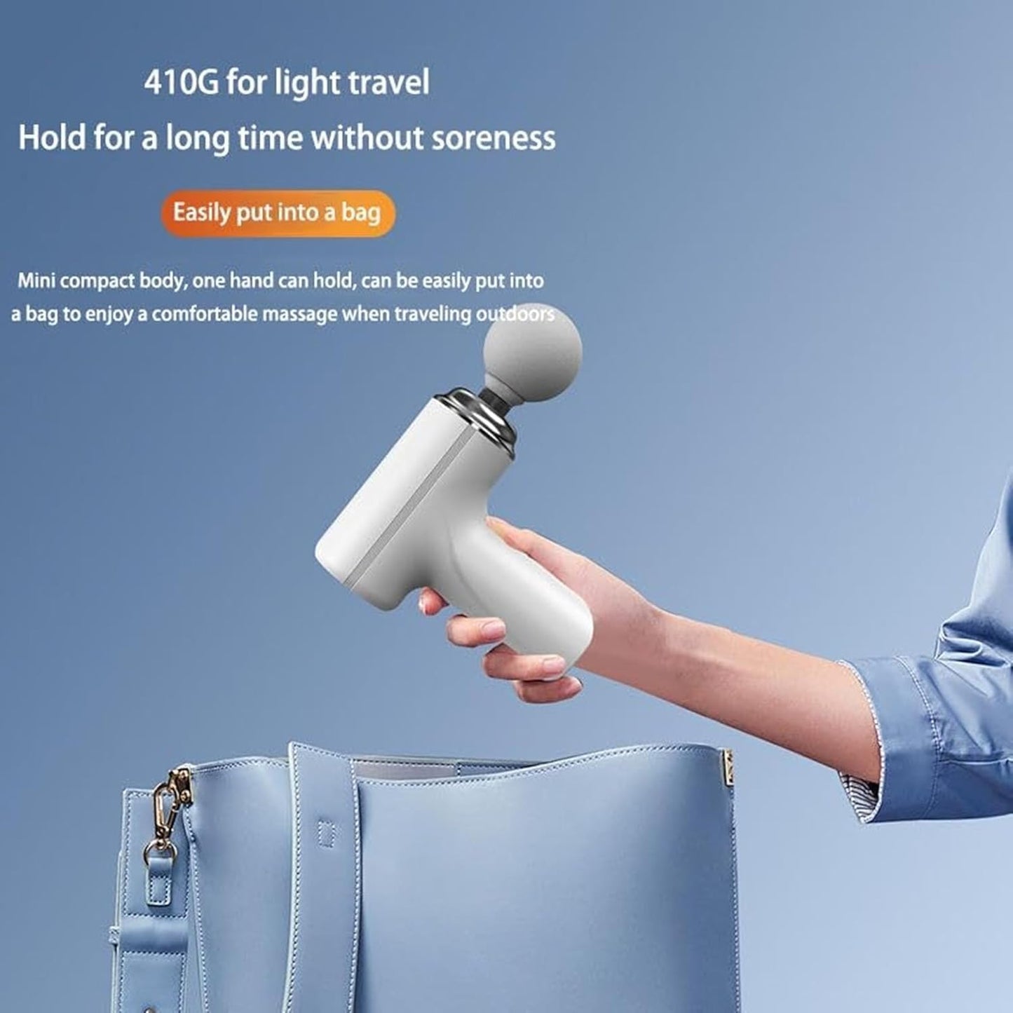 Mini Massage Gun for Deep Tissue, Muscle & Body Pain Relief with 6 month warranty ⭐⭐⭐⭐⭐ (4.9/5) 1896 Reviews
