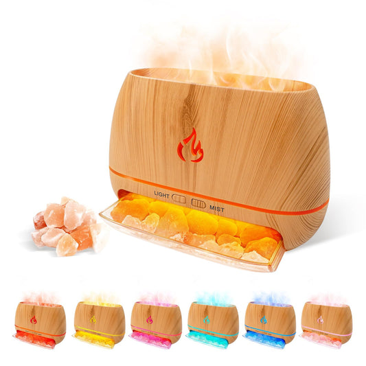 3-in-1 Ultrasonic Essential Oil Diffuser & Himalayan Salt Lamp Diffuser & 7 Colours Changing- 6 Month Warranty ⭐⭐⭐⭐⭐ (4.9/5) 156 Reviews