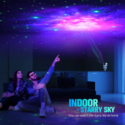 Nexila Astronaut Baby Star Projector, 30 Projection Modes 360 night Lamp with Timer Remote, Dimmable Combinations Romantic Starry Sky Best Gift for