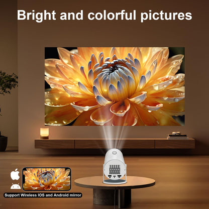 Android 4K Portable Mini Projector with WiFi Bluetooth Android 13 1080P, for Home Theatres, Outdoor Movies- 6 Month Warranty ⭐⭐⭐⭐⭐ (4.9/5) 785 Reviews