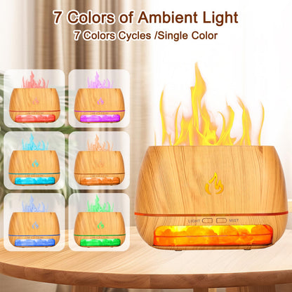 3-in-1 Ultrasonic Essential Oil Diffuser & Himalayan Salt Lamp Diffuser & 7 Colours Changing- 6 Month Warranty ⭐⭐⭐⭐⭐ (4.9/5) 156 Reviews