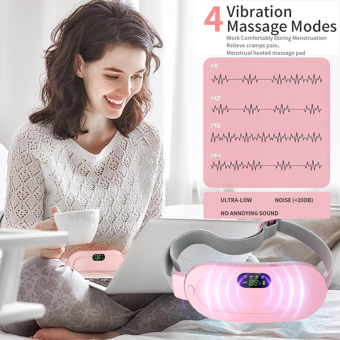 Nexila Heating Pad for Period Pain Relief-1 Year warranty ⭐⭐⭐⭐⭐ (4.9/5) 756 Reviews