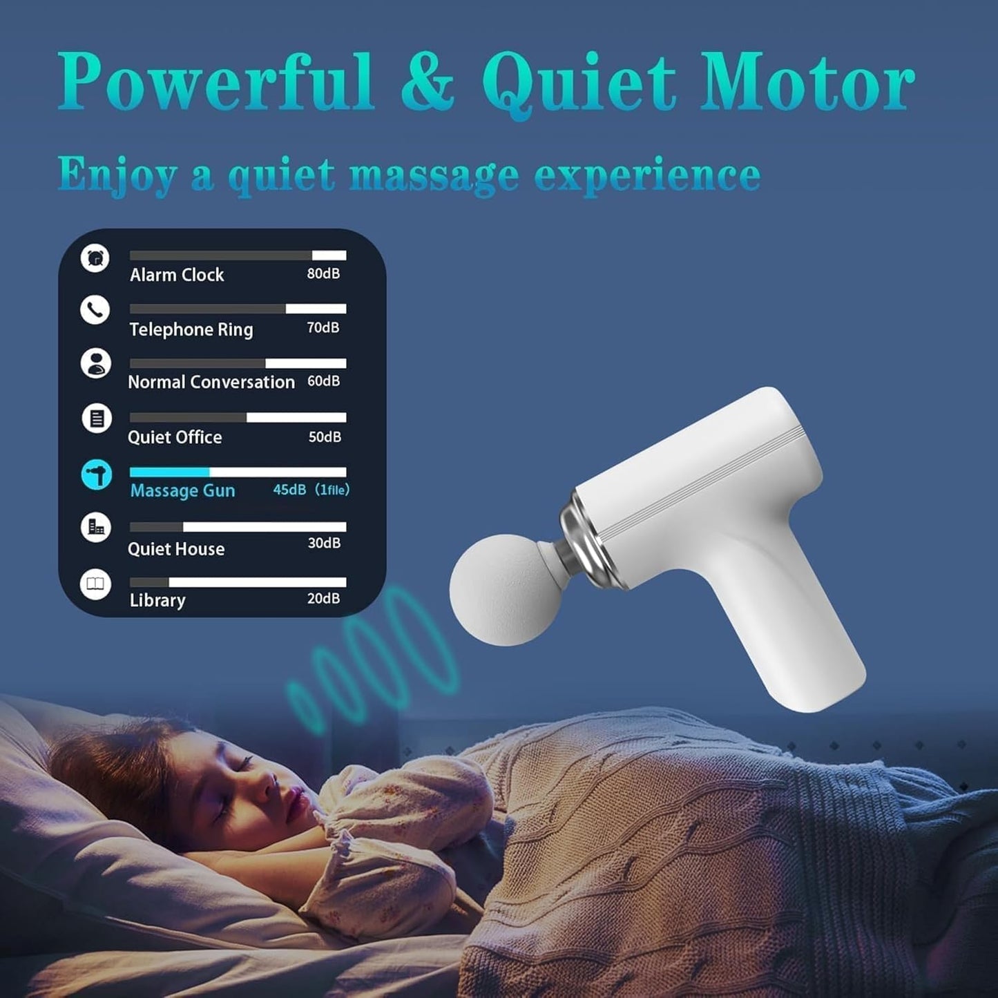 Mini Massage Gun for Deep Tissue, Muscle & Body Pain Relief  with 6 month warranty ⭐⭐⭐⭐⭐ (4.9/5) 1896 Reviews