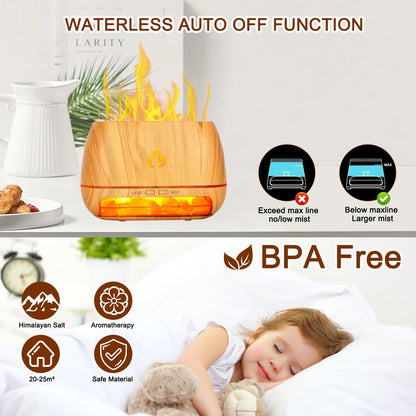 3-in-1 Ultrasonic Essential Oil Diffuser & Himalayan Salt Lamp Diffuser & 7 Colours Changing- 6 Month Warranty ⭐⭐⭐⭐⭐ (4.9/5) 156 Reviews